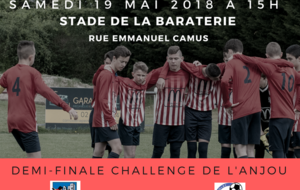 1/2 Finale du challenge de l'Anjou U15 !