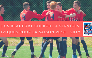 Le club recherche 4 services civiques !