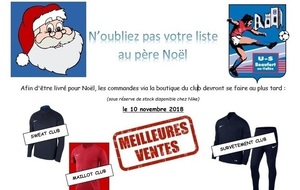 Boutique-club : Infos Noel