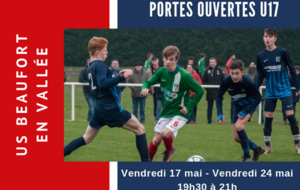 Rejoignez le groupe U17 saison 2019-2020