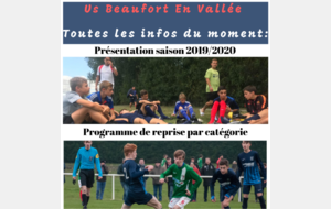 PRÉSENTATION GÉNÉRALE - REPRISE 2019/2020