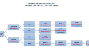 Organigramme foot à 11