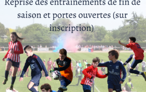 Reprise des entraînements de fin de saison