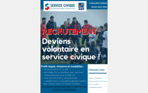 Deviens volontaire en Service civique 