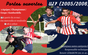 Rejoins notre effectif U17 