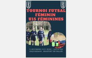 Tournoi Futsal U15F - Jeudi 11 novembre 2021