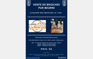 Vente de brioche