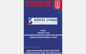 L'USB recrute un service civique I Saison 2022-2023 🔴🔵