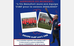 L’Us Beaufort au féminin ! 🔴🔵