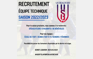 📣𝘙𝘌𝘊𝘙𝘜𝘛𝘌𝘔𝘌𝘕𝘛 É𝘘𝘜𝘐𝘗𝘌 𝘛𝘌𝘊𝘏𝘕𝘐𝘘𝘜𝘌 𝘚𝘈𝘐𝘚𝘖𝘕 2022/2023🔴🔵