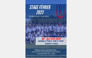 Stage de février 