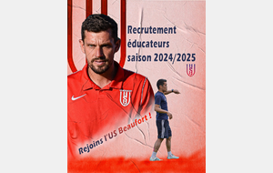 L'Us Beaufort recrute de nouveaux éducateurs pour la saison 2024/2025 