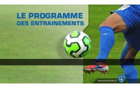 Planning de reprise U15 / U17