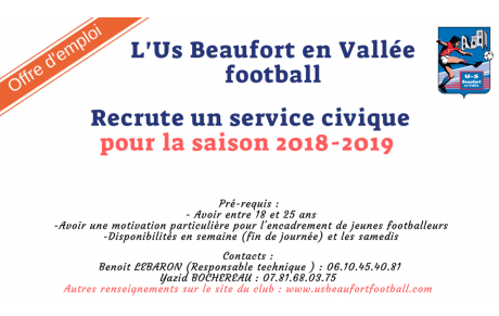 L'USB recrute un nouveau service civique