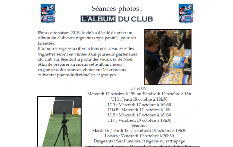 Opération photos toutes catégories