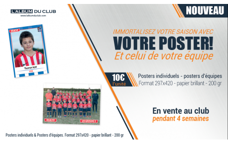 Vignettes du club : Commandez vos posters !