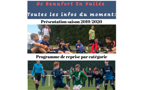 PRÉSENTATION GÉNÉRALE - REPRISE 2019/2020