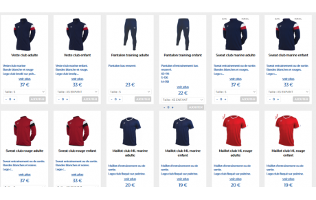 Rendez vous sur notre nouvelle boutique-club :