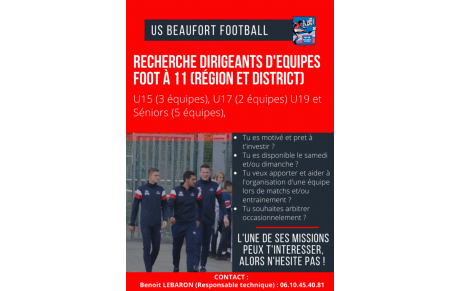 Deviens dirigeant d'équipe