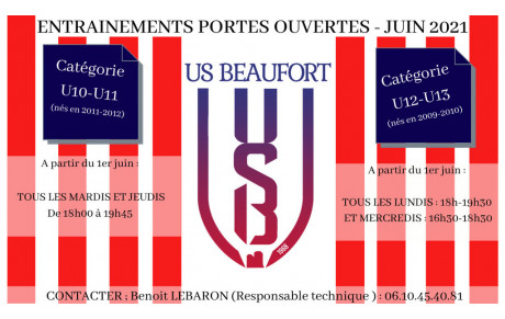 [Portes ouvertes U11 et U13🔴🔵]