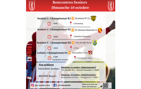 Programme des rencontres 9 et 10 octobre 2021