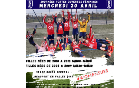 Portes Ouvertes Féminines  🔴🔵