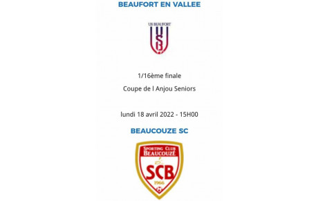 [ Coupe de l'Anjou - 16e de Finale ] 🔴🔵