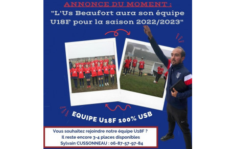 L’Us Beaufort au féminin ! 🔴🔵